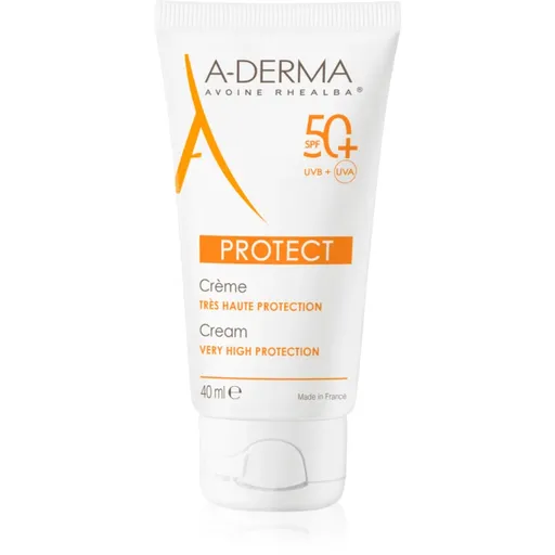 A-Derma Protect Cream ochranný krém pro normální a suchou pleť SPF 50+ 40 ml