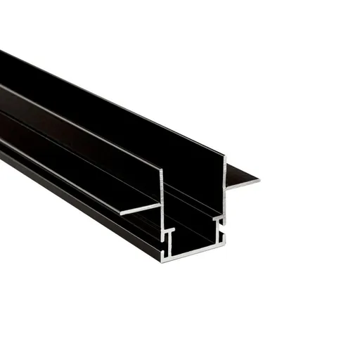 Light Impressions Deko-Light Combo vestavný montážní profil s křídly, 13mm, 3m černá 970827