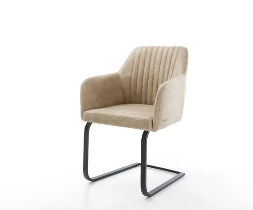 Jídelní židle Greg-Flex béžová vintage konzolová podnož plochá