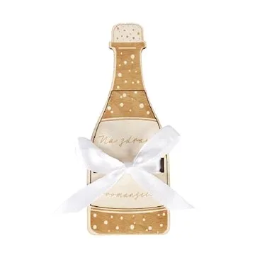 Kapsa na peníze dřevěná malá láhev (8590228054517)