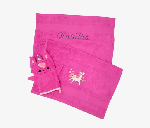 Dětská froté sada s výšivkou