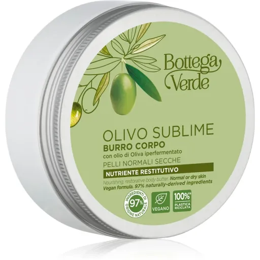 Bottega Verde Olivo Sublime vyživující tělové máslo s olivovým olejem 150 ml