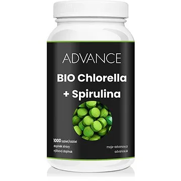 ADVANCE Chlorella+Spirulina tbl. 1000 (3769529)