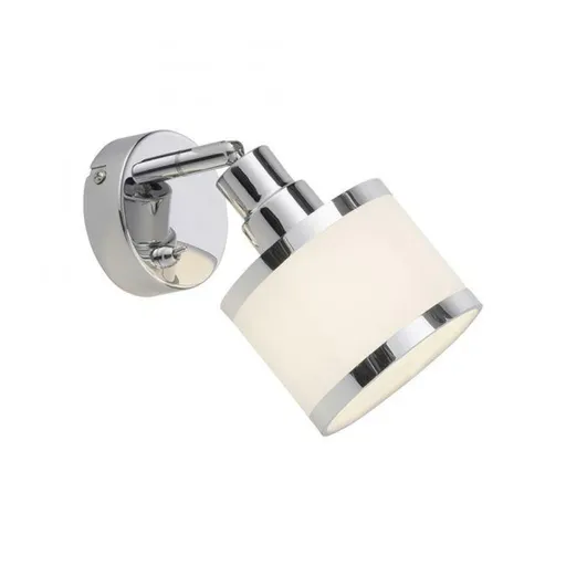 LEUCHTEN DIREKT is JUST LIGHT nástěnné svítidlo 1 ramenné lesklý chrom otočné páčkový vypínač LD 15371-17