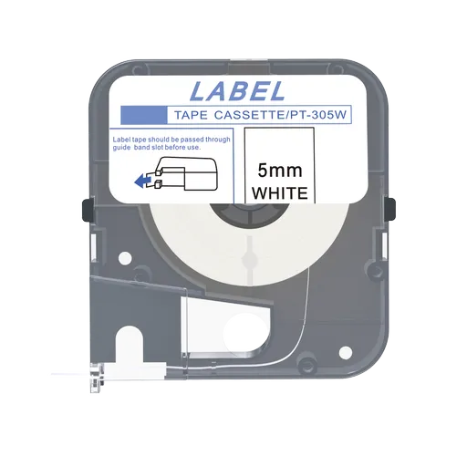 Max LM-305W, 5mm x 8m, bílá kompatibilní páska