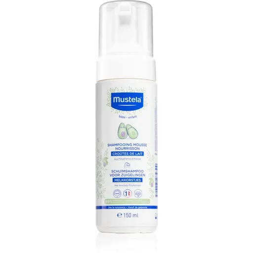 Mustela Bébé pěnový šampon pro děti od narození 150 ml
