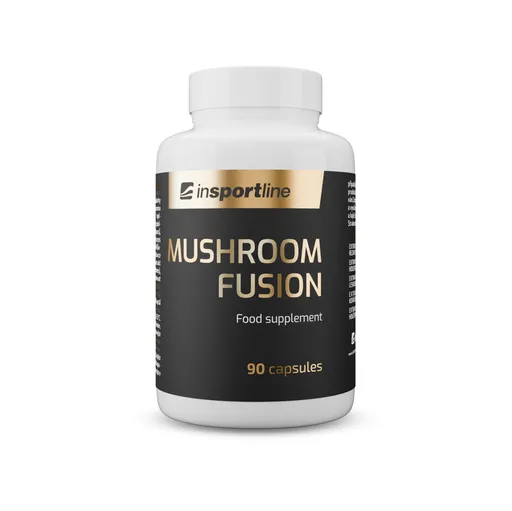 Wellness směs hub inSPORTline MushroomFusion, 90 kapslí