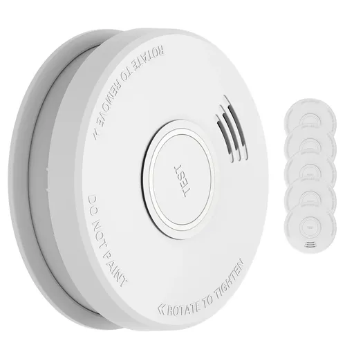 SHD by oneConcept DOF19, Detektor kouře, plast, výstražný signál: 85 dB, 9V na baterie