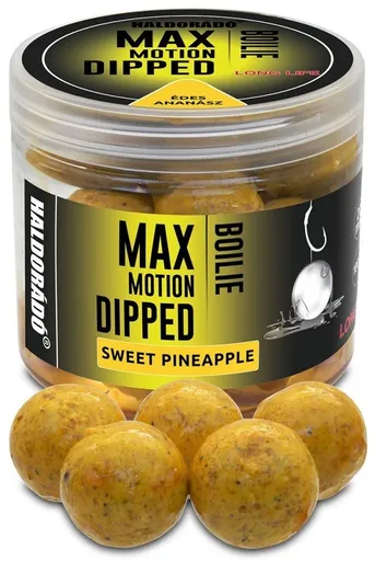Haldorádó dipované boilies dipped max motion 80 g 20 mm - sladký ananas