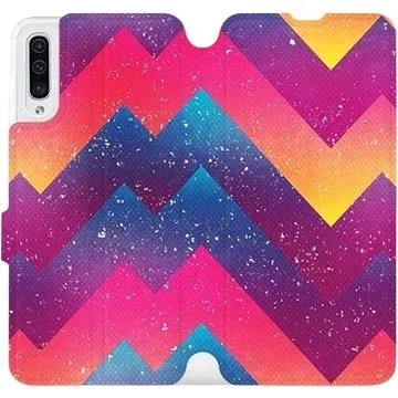 Flipové pouzdro na mobil Samsung Galaxy A50 - V110S Barevné klikyháky (5903226860760)