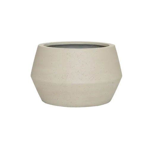 Květináč Harley Low, jemná béžová, více velkostí - Pottery Pots Velikost: L - ⌀ 53, v. 32 cm