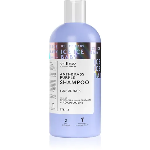 so!flow Cooling Shampoo Blonde Hair fialový šampon neutralizující žluté tóny 300 ml