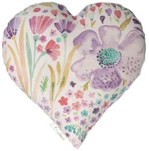 Dekorační vonný polštářek - srdce, mix motivů