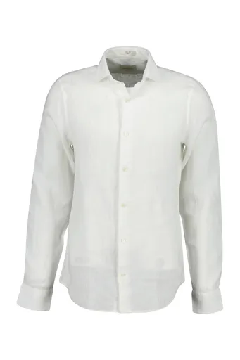 KOŠILE GANT SLIM LINEN SHIRT WHITE