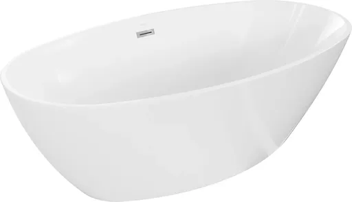 MEXEN ERIS vana volně stojící 180x95, bílá, bez krytky přepadu a zátky 53441809500-SS