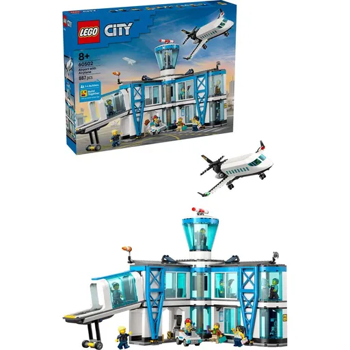 LEGO® 60502 Letiště s letadlem