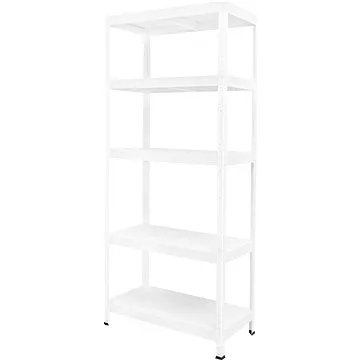 Regál KOVONA DRUMY 180 x 60 x 40 cm, bílý (VRDRV18006040050735)