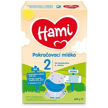Hami Pokračovací kojenecké mléko 6m+  600 g (5900852050619)