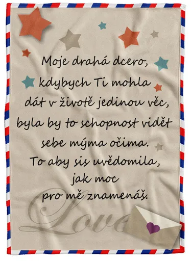 Deka Moje drahá dcero (Podšití beránkem: NE)