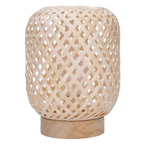 Solight ratanová LED lucerna s LED žárovkou, teplá bílá, 2x AAA, 19cm WO3107