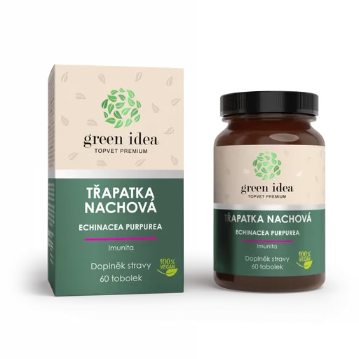 Třapatka - Echinacea bylinný extrakt - tobolky 60 ks - Green idea