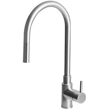 SAPHO DUNA stojánková dřezová baterie s výsuvnou sprškou, nerez DU015 (DU015)