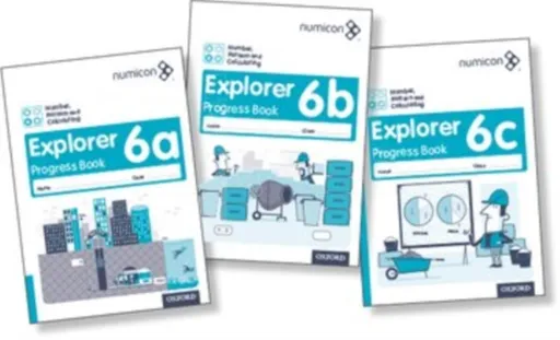 Numicon: Number, Pattern and Calculating 6 Explorer Progress Books ABC (Mixed pack) - Adella Osborne, Tony Wing, Jayne Campling