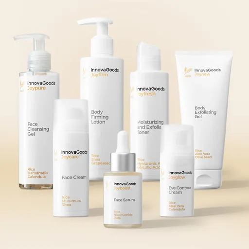 InnovaGoods Balíček rutiny na obličej a tělo Rice