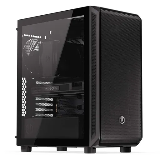 ENDORFY Case Arx 500 Air, Průhledná bočnice, ATX, 5x140mm, černá