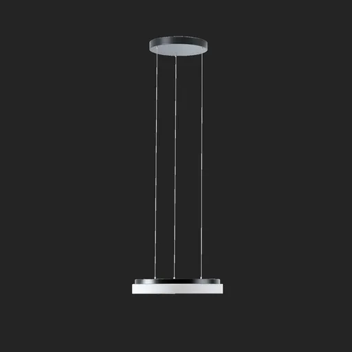 OSMONT CAR66373 CARINA LE1 závěsné skleněné svítidlo černá / bílá IP40 3000 K 24W LED DALI