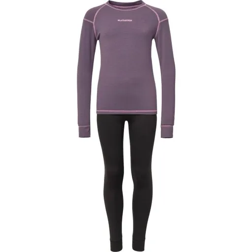 Klimatex PIKAO Dětský set funkčního prádla, fialová, velikost