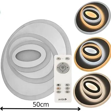 Avide LED stropní Avide Olive XL 50cm 76W  (ADO3S-76W-OLV-2.4G)