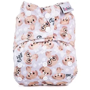 Bobánek Kapsová extra jemná AIO plenka Premium patentky Cute dogs (5KPPM)