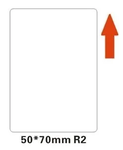 Niimbot A2A18918301, 50x70mm, 110ks, bílé samolepicí štítky