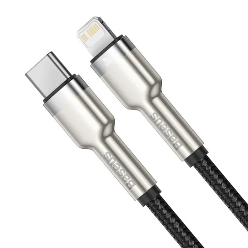 Baseus Cafule Series nabíjecí / datový kabel USB-C na Lightning PD 20W 0.25m, černá
