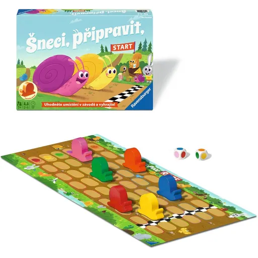 Ravensburger Šneci, připravit, START!
