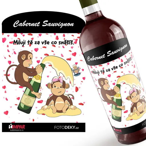 Víno Miluji tě - promiň (Druh Vína: Červené víno)