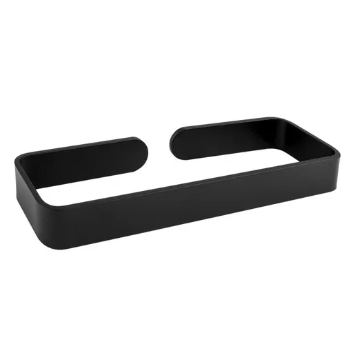 OLSEN SPA Nástěnný věšák na nalepení 3M, 25,3x7,3x3  , černá barva KD02091800