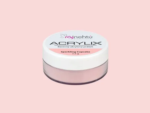 Ráj nehtů Akrylový prášek ACRYLIX 7,5 g - Nude Cupcake
