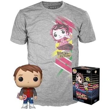 Funko POP! & Tee BTTF- Marty w/Hoverboard- XL (889698490573)