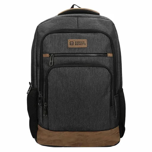 Moderní pánský batoh Enrico Benetti Marcelo - černo-šedá