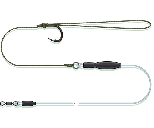 Madcat návazec pop up pellet rig sinking - 0,80 mm - 60 cm 2/0