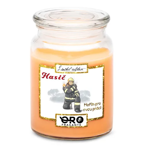 Svíčka Hořím pro práci (Vůně svíčky: Tropické ovoce)