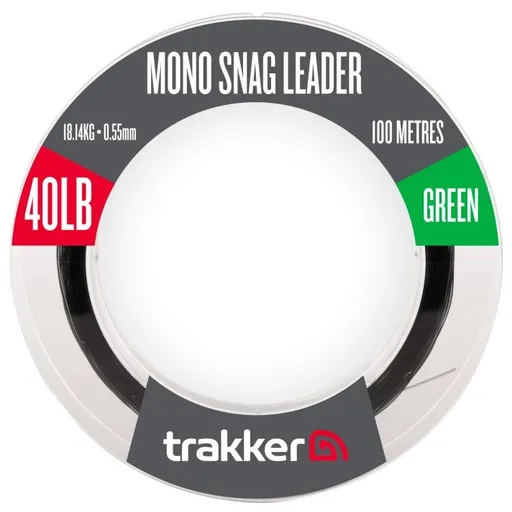 Trakker šokový vlasec snag leader green 100 m - 0,60 mm 22,6 kg 50 lb