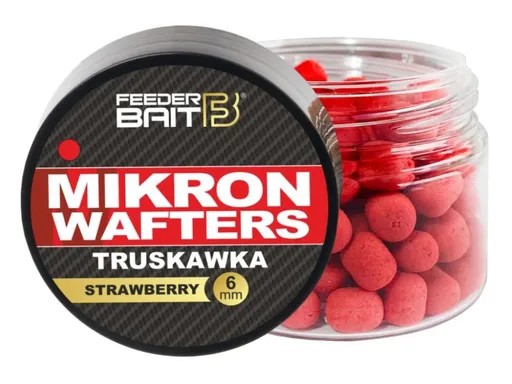 FeederBait Mikron Wafters 4x6mm 25ml - Jahoda,FeederBait Mikron Wafters 4x6mm 25ml - Jahoda