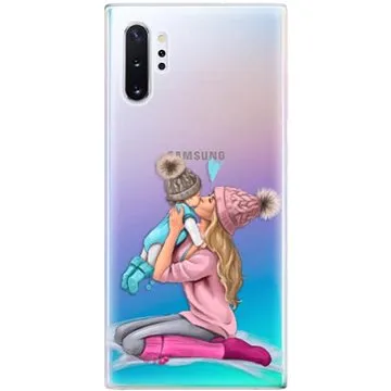 iSaprio Kissing Mom - Blond and Boy pro Samsung Galaxy Note 10+ (kmbloboy-TPU2_Note10P)