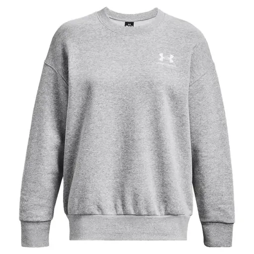 Under Armour ESSENTIAL FLC OS CREW Dámská mikina, šedá, velikost