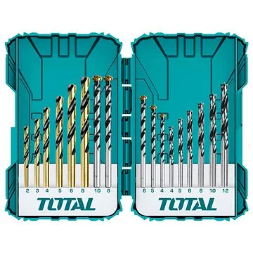 TOTAL-TOOLS Vrtáky, kombinovaná sada, 16ks (TACSDL11601)