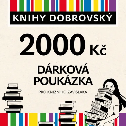 Elektronická dárková poukázka pro knižního závisláka 2000 Kč