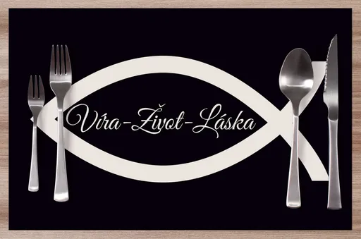 Prostírání Víra – život – láska